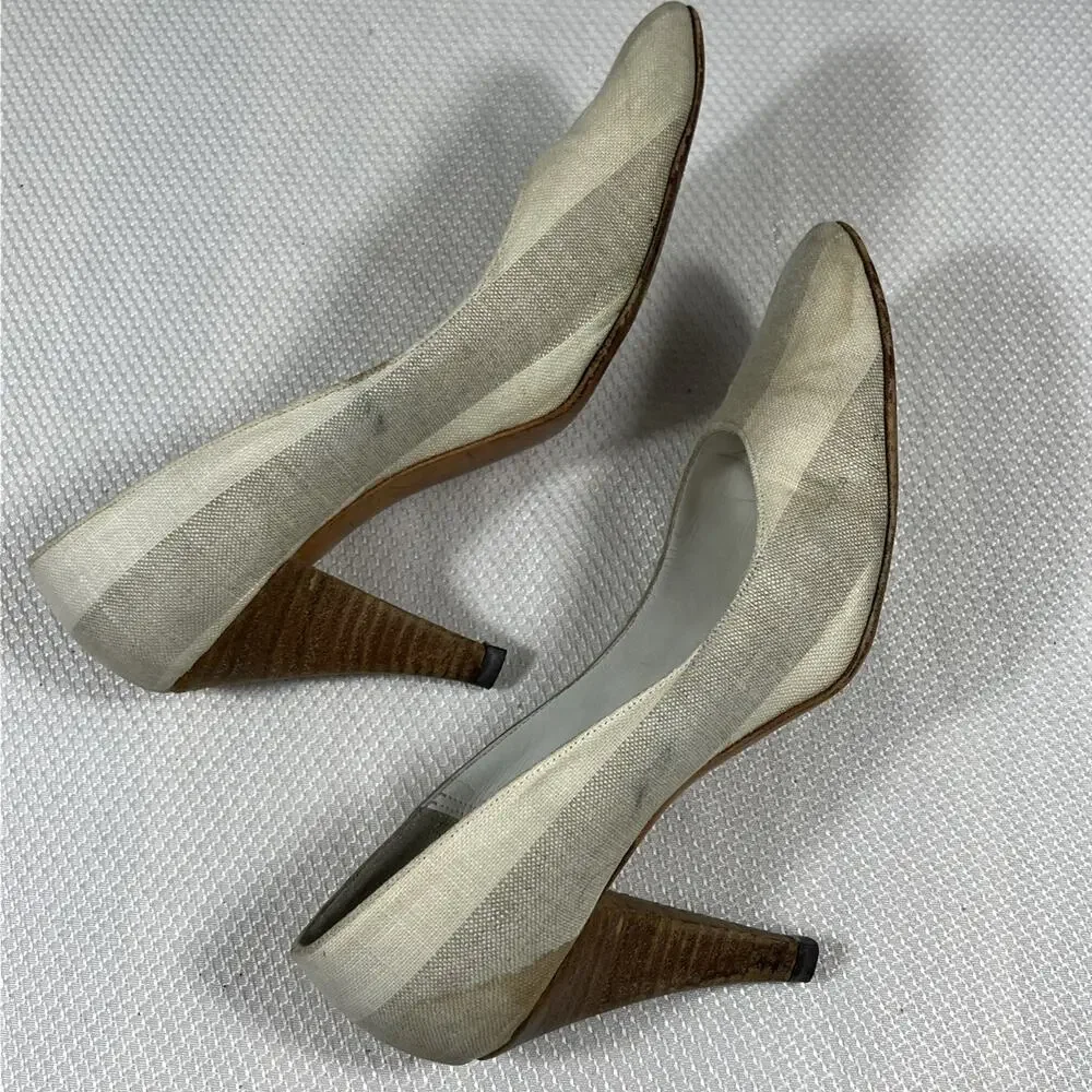 True Vtg‎ Authentic Christian Dior Souliers Classic Pumps Europe Sz 37 /6.5AA